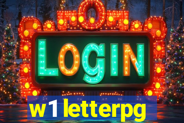 w1 letterpg